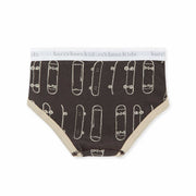 Skateboards Print Organic Toddler Boy Underwear